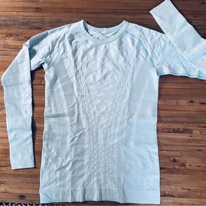 Baby Blue Lululemon Long-sleeve - EUC - Sz 10